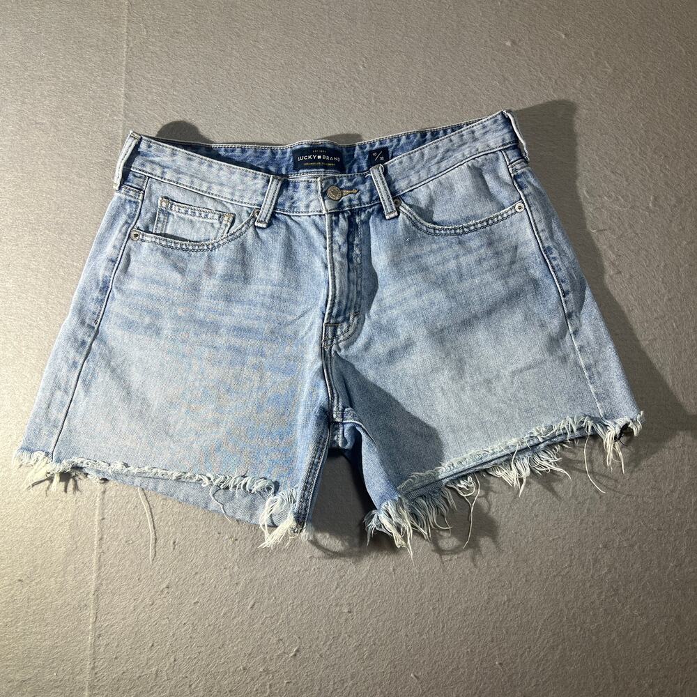 Lucky Brand Women’s Boyfriend Denim Cutoff Shorts 10/30